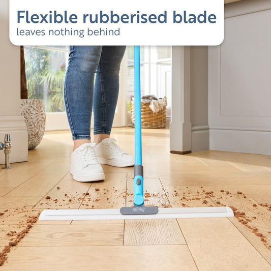 Minky Flexi Edge Sweeper: Rengöring av olika ytor – golv, mattor och fönster