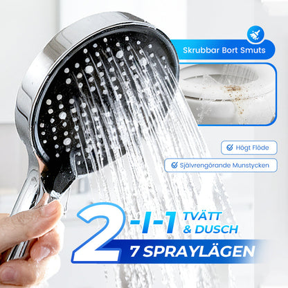🚿 50% RABATT NU! ✨ Högtrycksregnduschmunstycke – ökar trycket med 50%, självrengörande & universell passform – perfekt för en lyxig duschupplevelse 💦🛁