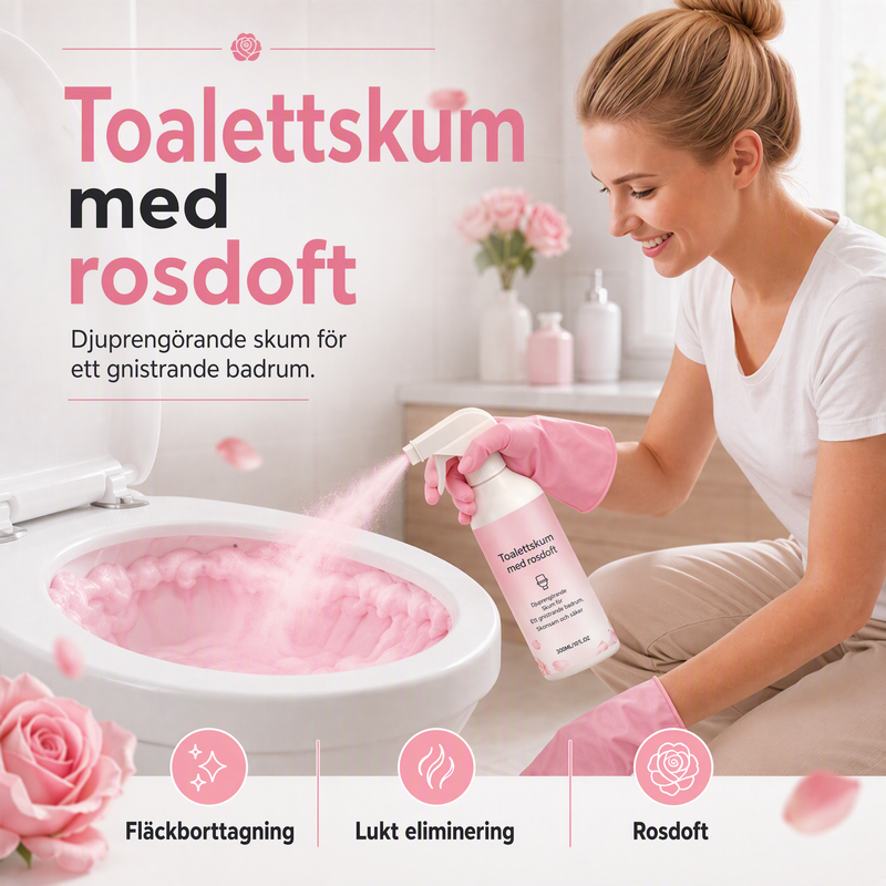 🥳 2026 HOT SALE 🥳 💞 Över 50.000 sålda! 🛁🧹 Badrumsrengöringsspray – löser upp kalkavlagringar, tvåltrester och vattenfläckar utan skrubbning. Används på glas, kakel och kranar – lämnar en fräsch botanisk doft. Mild formel, inga skarpa ångor! ✨💪