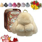 💕🐰 Handgjorda mjuka kanin PomPom-berlocker （🎁Boxad utgåva）