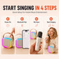 🎉 Spara 50 % nu! Minikaraokemaskin för barn med trådlösa mikrofoner – musik, kul och sång hemma 🎤✨