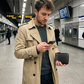 💳Multifunktionell korthållare med RFID-fack för flera ändamåI