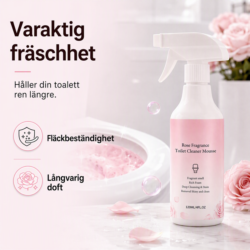 🥳 2026 HOT SALE 🥳 💞 Över 50.000 sålda! 🛁🧹 Badrumsrengöringsspray – löser upp kalkavlagringar, tvåltrester och vattenfläckar utan skrubbning. Används på glas, kakel och kranar – lämnar en fräsch botanisk doft. Mild formel, inga skarpa ångor! ✨💪