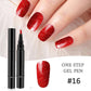 💅 ✨ One Step Nagel Gel Penna 🎨 Gratis Handhållen Mini UV-Nagellampa 💡
