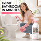 🥳 2026 HOT SALE 🥳 💞 Över 50.000 sålda! 🛁🧹 Badrumsrengöringsspray – löser upp kalkavlagringar, tvåltrester och vattenfläckar utan skrubbning. Används på glas, kakel och kranar – lämnar en fräsch botanisk doft. Mild formel, inga skarpa ångor! ✨💪