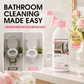 🥳 2026 HOT SALE 🥳 💞 Över 50.000 sålda! 🛁🧹 Badrumsrengöringsspray – löser upp kalkavlagringar, tvåltrester och vattenfläckar utan skrubbning. Används på glas, kakel och kranar – lämnar en fräsch botanisk doft. Mild formel, inga skarpa ångor! ✨💪