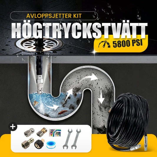 5800PSI avloppsrensningssats  🚿