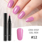 💅 ✨ One Step Nagel Gel Penna 🎨 Gratis Handhållen Mini UV-Nagellampa 💡