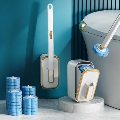 🚽💦Engångssats med innovativa toalettborstar för väggmonterin✨