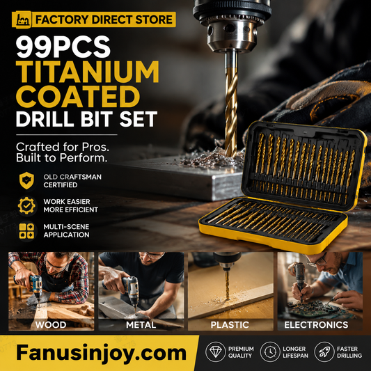 🏭✨ Fabriksbutik – 50-pack titanborrset 🔩⚡🧰