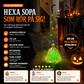 🎃 HALVA PRISET! Skapa en magisk Halloweenstämning – animerad häxa på kvast med ljus och ljud