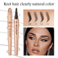 ✏️ KÖP 1, FÅ 1 GRATIS! ✨ 3D Microblading Penna – Vattentät, 4-in-1 Spets & Naturlig Ögonbrynseffekt 💄