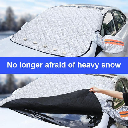 Magnetiskt snöskydd för bilen