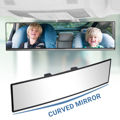 🚗 50% RABATT NU!👀 Bred Vinklad Böjd Backspegel för Bil – Vidvinkel & Minimerar Döda Vinklar – Universell Enkel Montering 🛡️