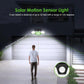Solar 3-huvuden vägglampa med sensorbelysningsfunktion