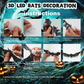 🦇Halloween-dekoration: 3D-LED-vägglampa i form av en fladdermus
