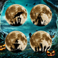 🦇Halloween-dekoration: 3D-LED-vägglampa i form av en fladdermus