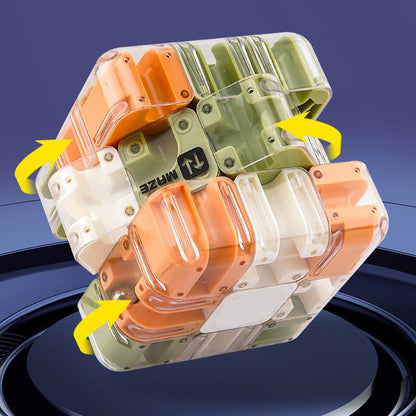 🎁🎄För julförsäljning 60% rabatt🧩Stor labyrint 3D-pussel labyrint kub - engagerande hjärngympa leksa