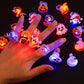 LED Ljus Halloween Lysande Ring - Set med 50 st