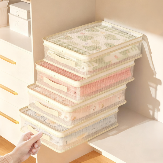 Genomskinliga garderobsväskor