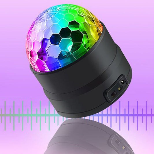 Ljudaktiverad USB-festbelysning med fjärrkontroll