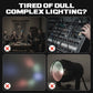 🎄 Specialerbjudande för jul -65%!🌟Multi-beam LED Atmosphere Light - 360° ljusmagi!