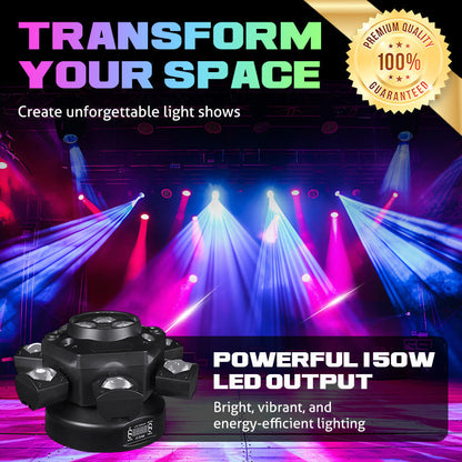 🎄 Specialerbjudande för jul -65%!🌟Multi-beam LED Atmosphere Light - 360° ljusmagi!