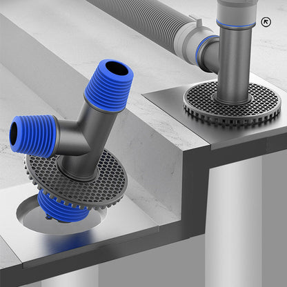 Golvavloppskoppling för stuprör, lukt- och överfyllnadssäker