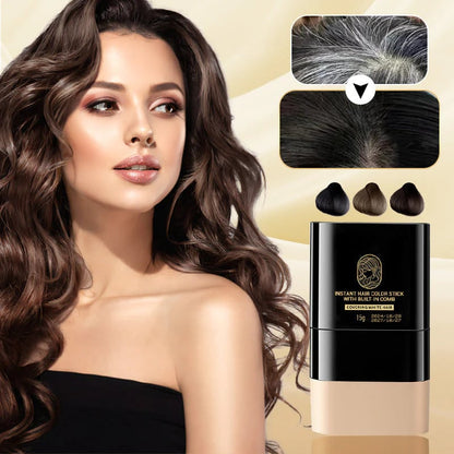Instant Hair Colour Stick med inbyggd kam