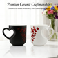 ☕ KÖP 3 FÅ 1 GRATIS! 💝 Färgskiftande Keramikmugg med Hjärtformat Handtag – För Alla Hjärtans Dag, Värmekänslig Design & Perfekt Romantisk Present ✨