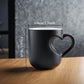 ☕ KÖP 3 FÅ 1 GRATIS! 💝 Färgskiftande Keramikmugg med Hjärtformat Handtag – För Alla Hjärtans Dag, Värmekänslig Design & Perfekt Romantisk Present ✨