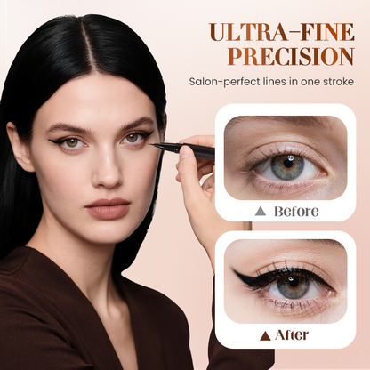 🥳2026 HOT SALE🥳💞50K+ SOLD!💦☔ 50% OFF Vattentät flytande eyelinerpenna – Ultraprecis spets för en skarp linje som håller hela dagen. Smutsavvisande, blekningsbeständig, felfri. 🖋️🔒