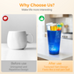 🔈🔈60% RABATT🥤Vattenaktiverad LED-mugg med sugrör – För fester, barer och evenemang✨