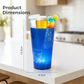 🔈🔈60% RABATT🥤Vattenaktiverad LED-mugg med sugrör – För fester, barer och evenemang✨