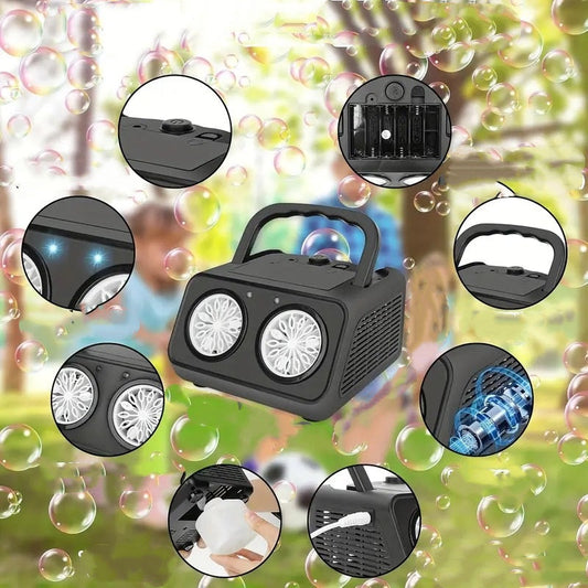 🎁Handhållen bubbelmaskin med flera hål
