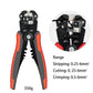Multifunktionell automatisk avisoleringstång och krymptång
