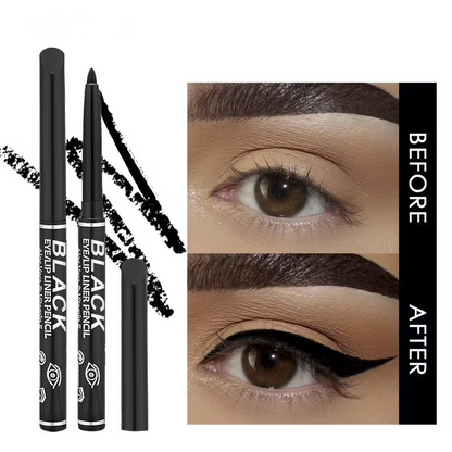 12-pack vattentät infällbar eyelinerpenna