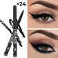 12-pack vattentät infällbar eyelinerpenna