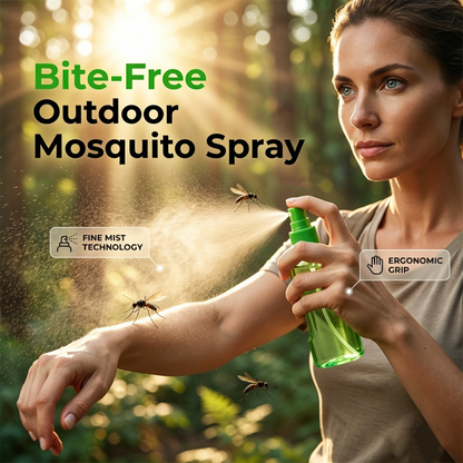 🌿 Familjevänligt myggavvisande spray – skydda dina nära och kära på ett naturligt sätt! 🦟💚 Baserat på växtämnen, skonsamt mot huden, effektivt mot insekter – bekymmersfri utomhuslek för alla. 🌸✨