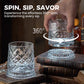 🥛💎Nyårsrea 50% RABATT✨🔥360° roterande whiskyglas