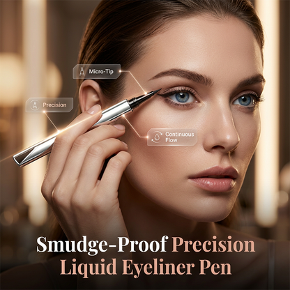 👁️ 24-timmars smutsäker precisionsflytande eyelinerpenna – Perfekt definierade ögon hela dagen ✨