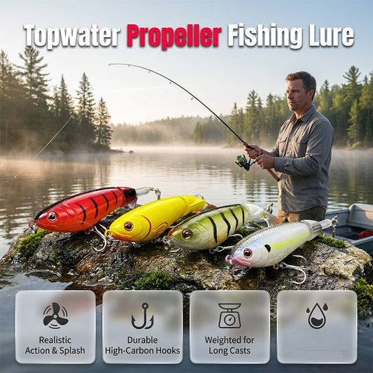 Topwater Propeller Tail Fishing Bete