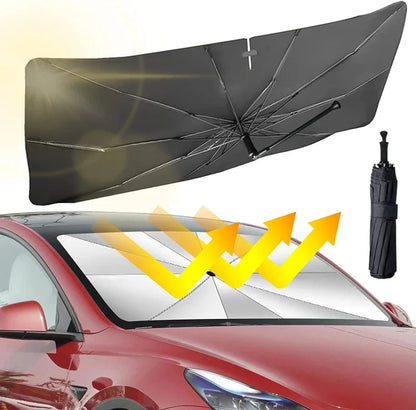 Automotive Windshield Paraply Folding Paraply -format UV -block (värmeisoleringsskydd)