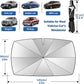Automotive Windshield Paraply Folding Paraply -format UV -block (värmeisoleringsskydd)