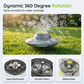🛸 💥 Smart roterande UFO-bubblemaskin – 360° rotation, RGB-lampor och hinderundvikande ✨