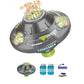 🛸 💥 Smart roterande UFO-bubblemaskin – 360° rotation, RGB-lampor och hinderundvikande ✨