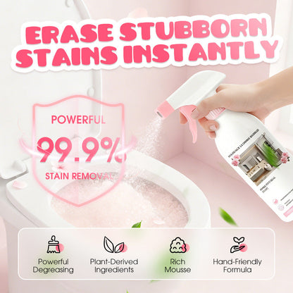 🥳 2026 HOT SALE 🥳 💞 Över 50.000 sålda! 🛁🧹 Badrumsrengöringsspray – löser upp kalkavlagringar, tvåltrester och vattenfläckar utan skrubbning. Används på glas, kakel och kranar – lämnar en fräsch botanisk doft. Mild formel, inga skarpa ångor! ✨💪