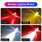 🏍️ Universella LED-strålkastare för motorcykel – med dubbla ljusbilder och vattentät i alla väder 💡