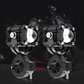 🏍️ Universella LED-strålkastare för motorcykel – med dubbla ljusbilder och vattentät i alla väder 💡