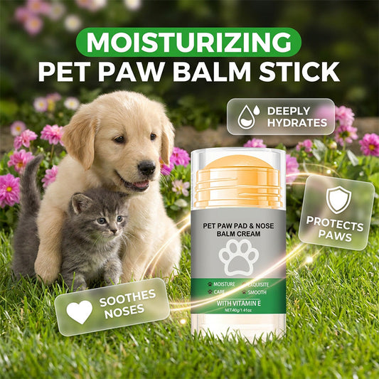 🧴  Återfuktande tassbalsam i stift för husdjur – naturlig vård för torra, spruckna tassar och nosar 🐾✨